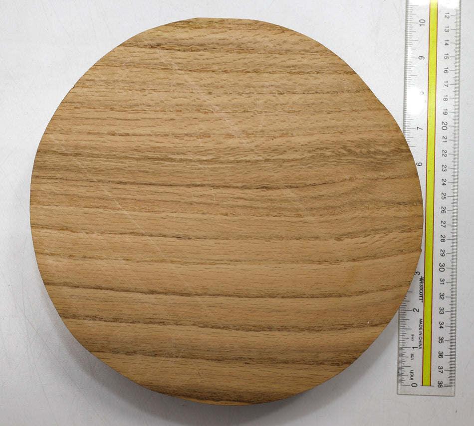 Oak Round 9" diameter x 2.8" - Stock# 5-6037