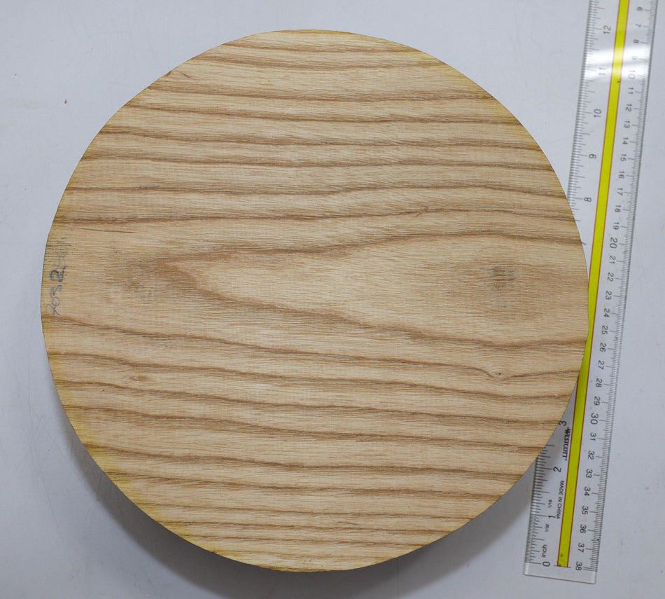 White Ash Round 10" diameter x 3.7" - Stock# 6-5412