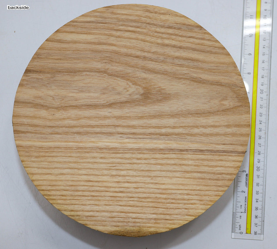 White Ash Round 10" diameter x 3.7" - Stock# 6-5412