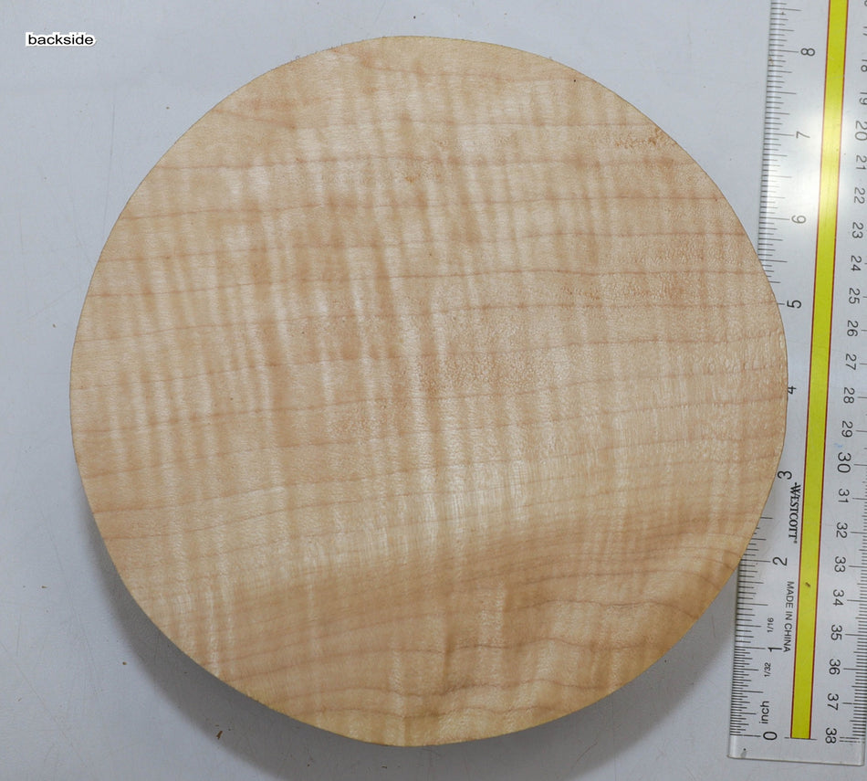 Maple Flame Round 7" diameter x 3" (HIGH FIGURE) - Stock# 5-7757