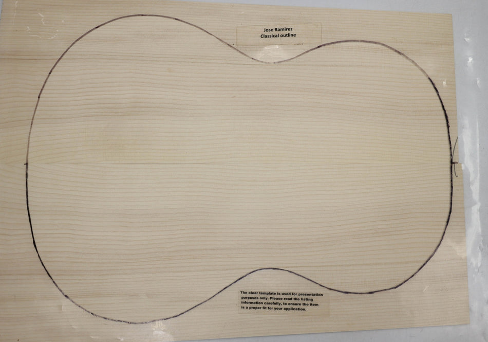Red Spruce OM/Classical Guitar Set, 0.15" thick (+STANDARD +3★) - Stock# 6-6535