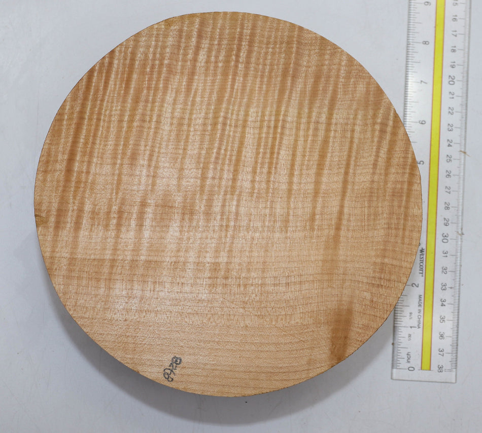 Maple Flame Round 8" diameter x 3" (HIGH FIGURE) - Stock# 5-8728