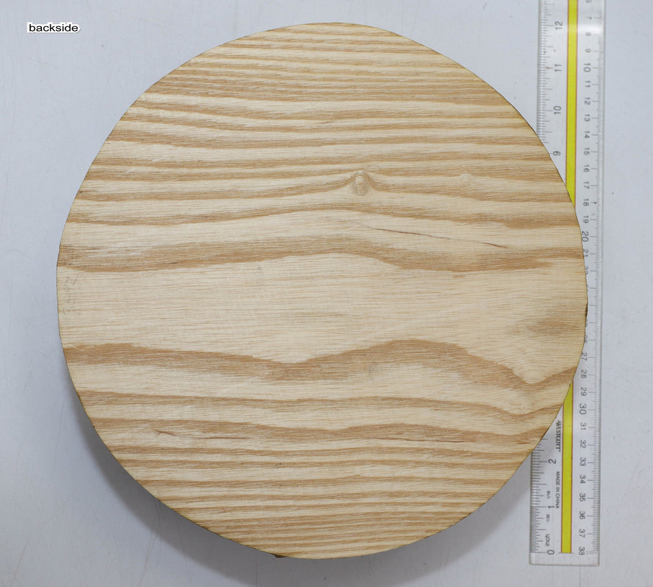 White Ash Round 10" diameter x 3.7" - Stock# 5-9171