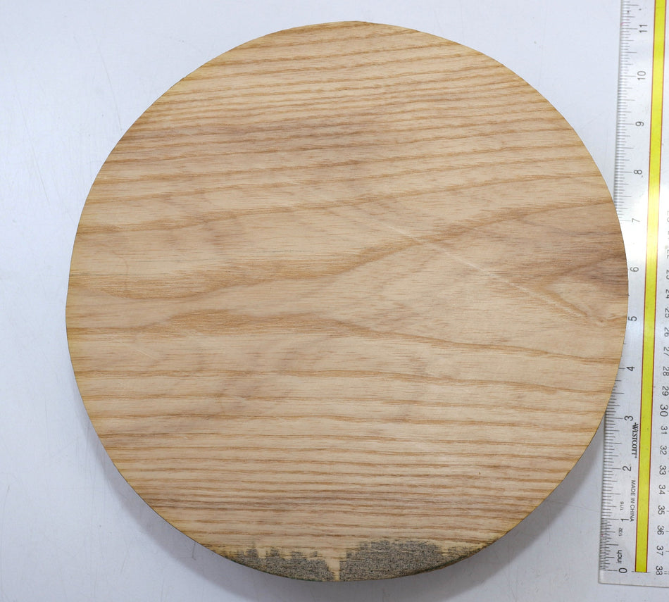 White Ash Round 10" diameter x 3" - Stock# 5-9267