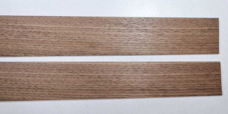 Walnut (Black) Guitar Fingerboard, 2 pieces 23" long, unslotted - Stock# 6-6534