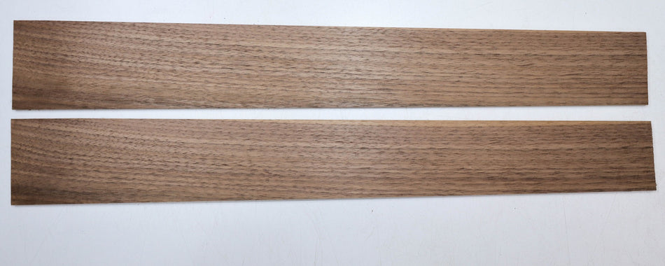 Walnut (Black) Guitar Fingerboard, 2 pieces 23" long, unslotted - Stock# 6-6534