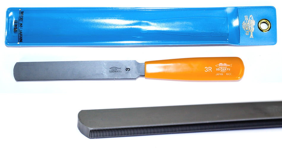 Uo-Chikyu Hiroshima Fret Crowning File, Double-sided Large Radius