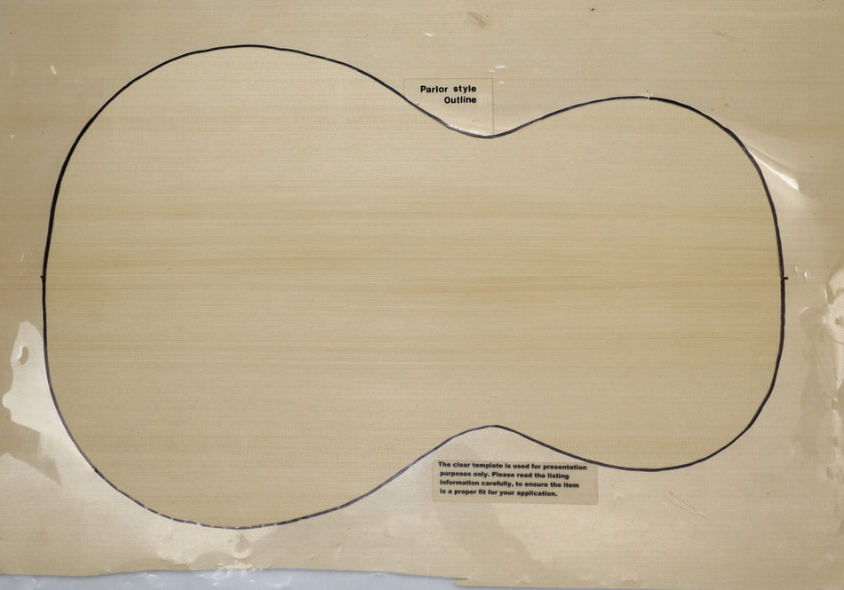 Yellow Cedar Parlor Guitar set, 0.15" thick (HIGH GRADE)