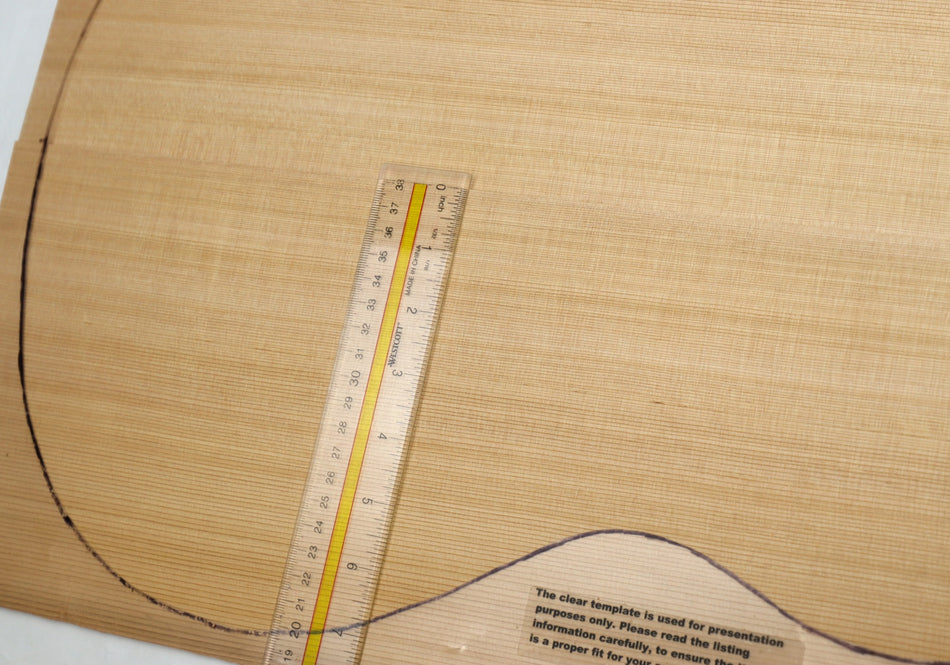 Red Cedar Classical Guitar Set, 0.14" thick (Standard 3★) - Stock# 6-6566