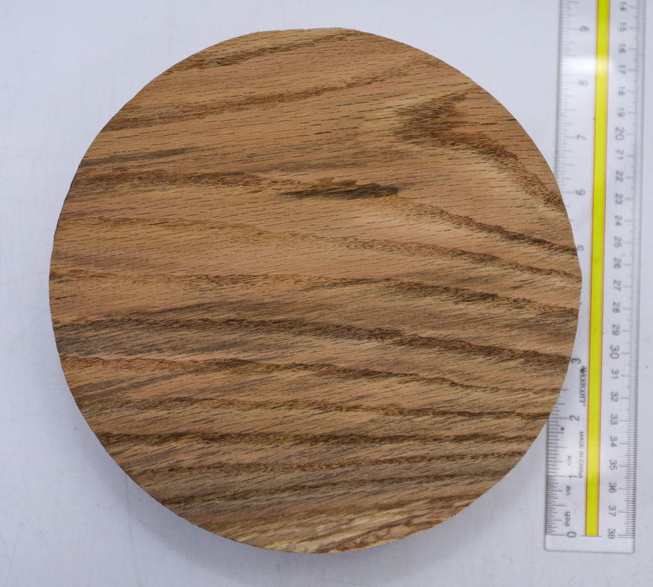 Oak Round 8" diameter x 2.5" - Stock# 6-1519