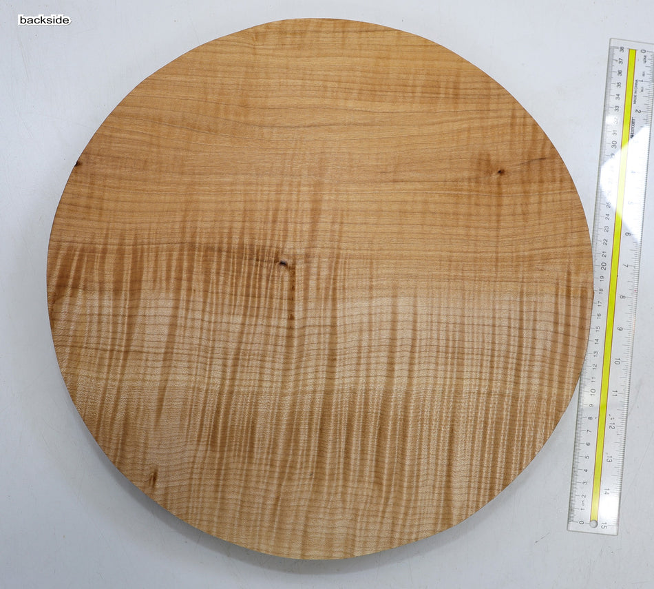 Maple Round 15" diameter x 2" (HIGH FIGURE) - Stock# 6-1718
