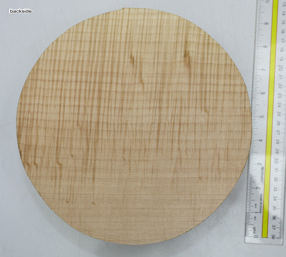 Maple Flame Round 8.75" diameter x 2.5" (HIGH FIGURE) - Stock# 6-2187