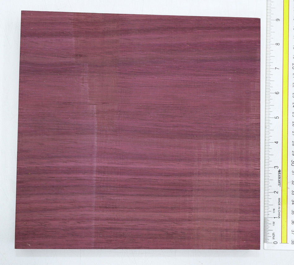 Purpleheart Square 9" x 9" x 1.25" - Stock# 6-2300