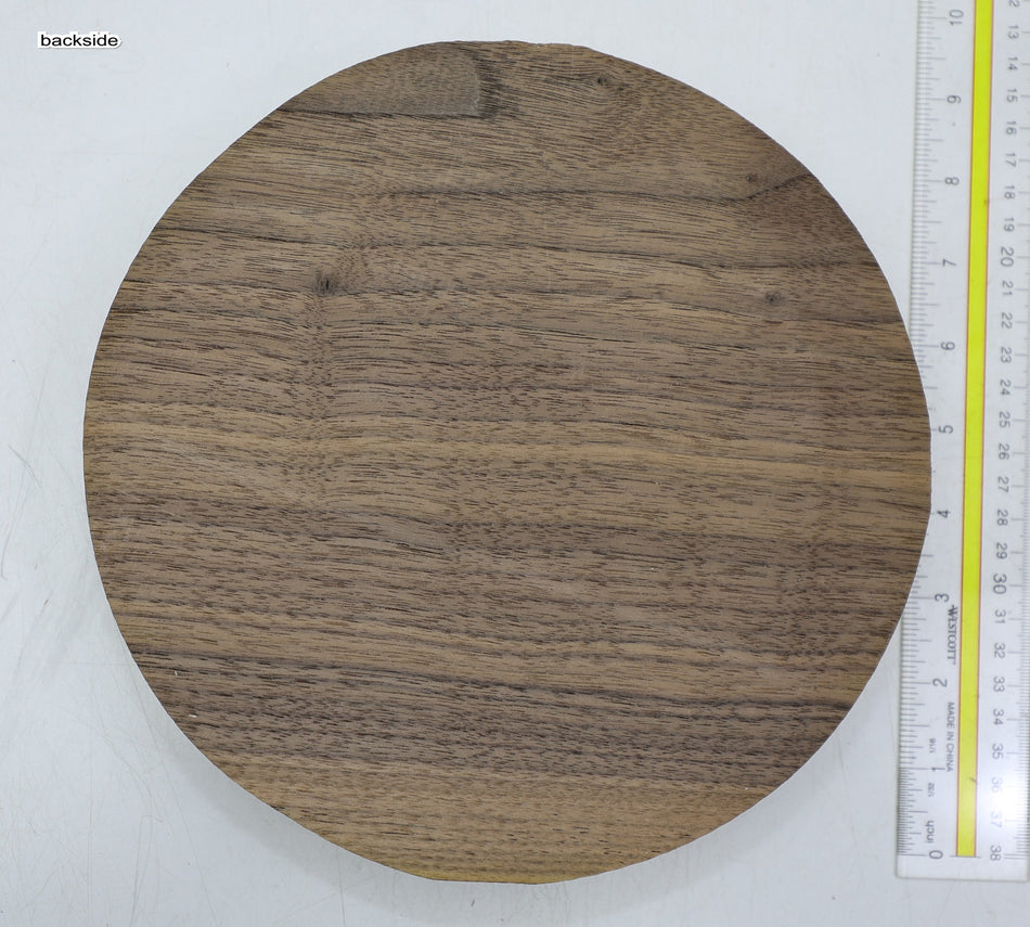 Walnut (Black) Round 9" diameter x 2" - Stock# 6-2373