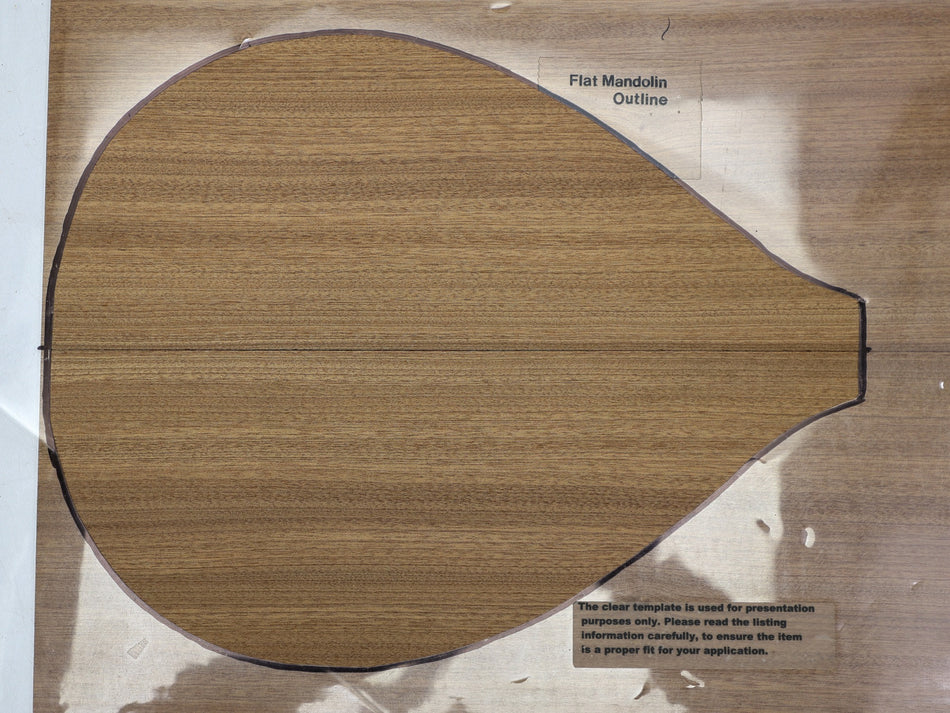 Sapele Ukulele / Flat Mandolin Top, 0.15" thick - Stock# 6-2649