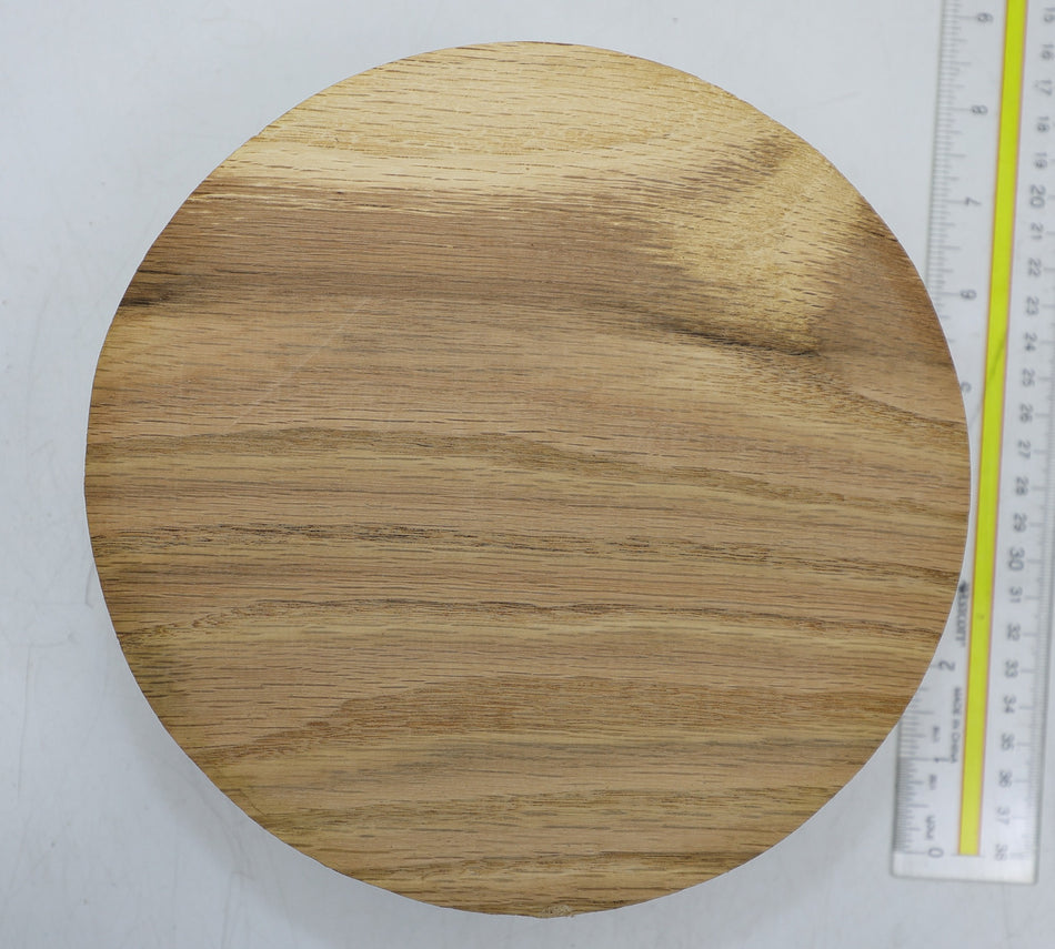Oak Round 8" diameter x 2.6" - Stock# 6-3223