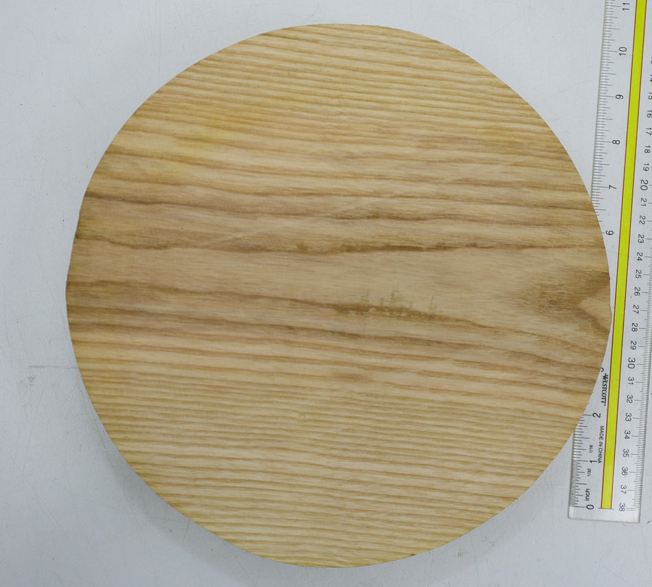 White Ash Round 10" diameter x 3" - Stock# 6-3309