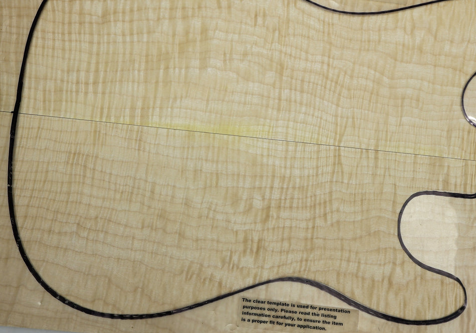 Maple Flame Guitar set, 0.27" thick (HIGH FIGURE) - Stock# 6-3605
