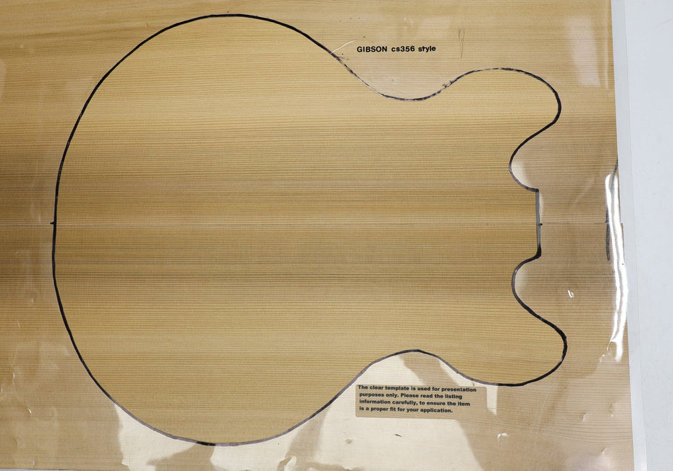 Red Cedar Small Archtop Body Blank set, 1.55" thick - Stock# 6-3631