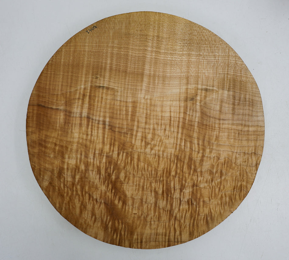 Maple Round 16" diameter x 2.5" (HIGH FIGURE) - Stock# 6-3703