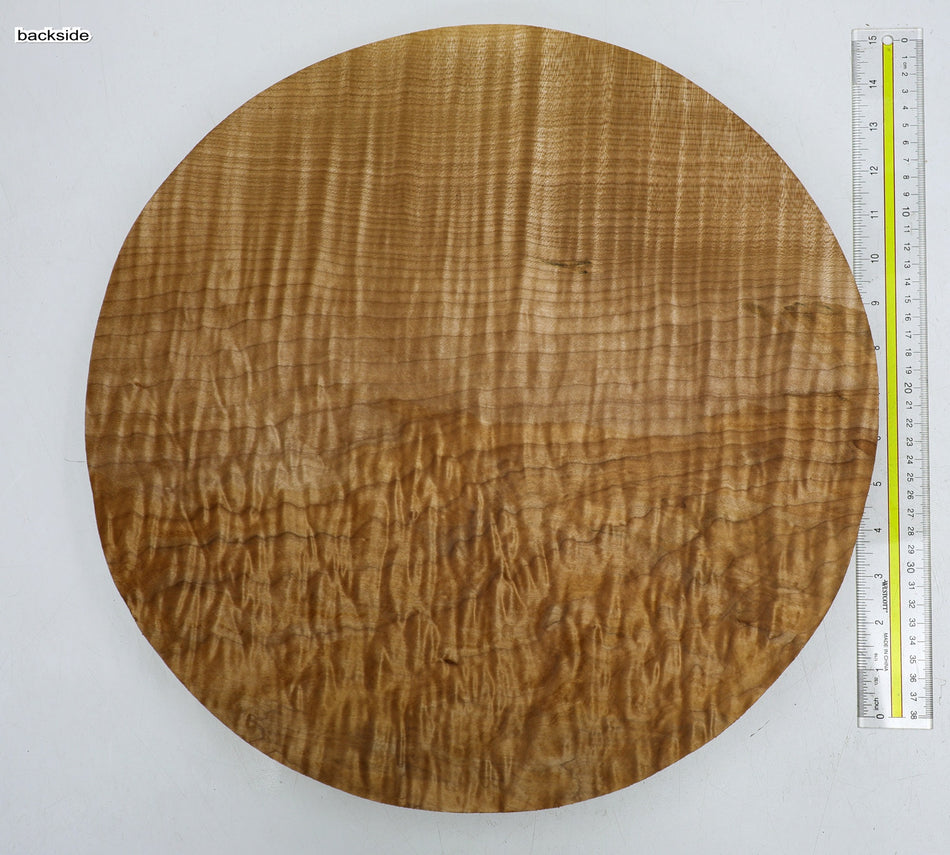 Maple Round 16" diameter x 2.5" (HIGH FIGURE) - Stock# 6-3703