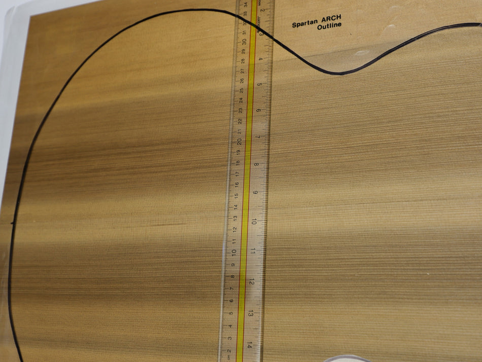 Torrefied Red Cedar Archtop Guitar set, 1" thick (+Factory) - Stock# 6-3954