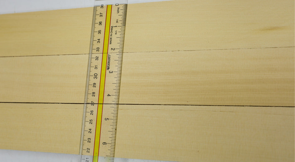Yellow Cedar Bracewood, 3 blocks 0.85" x 2" x 21" - Stock# 6-4038