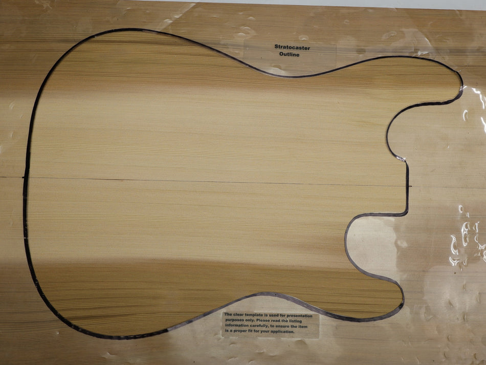 Red Cedar Small Archtop Body Blank set, 1.55" thick - Stock# 6-4090