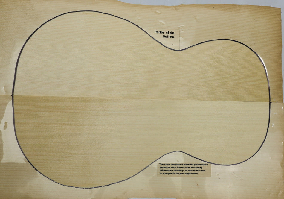 Engelmann Spruce Veneer Set 0.6mm thick (+STANDARD) - Stock# 6-4101