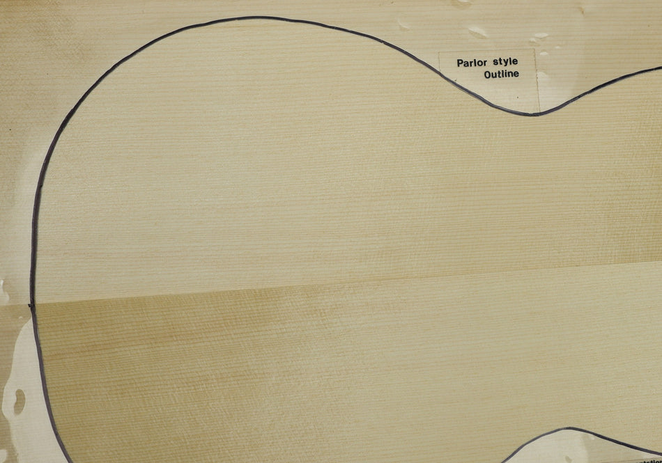 Engelmann Spruce Veneer Set 0.6mm thick (+STANDARD) - Stock# 6-4101