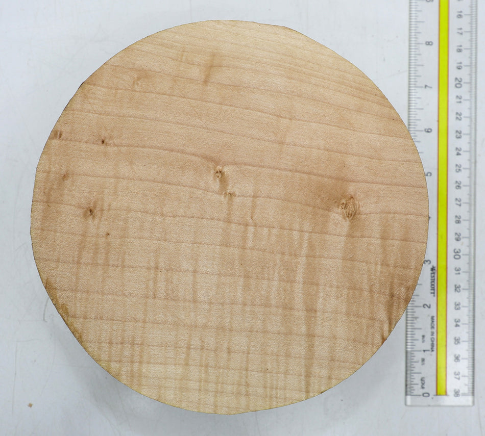 Maple Flame Round 7" diameter x 2.7" - Stock# 6-4107