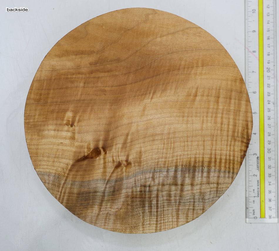 Maple Flame Round 9" diameter x 2.25" - Stock# 6-4239