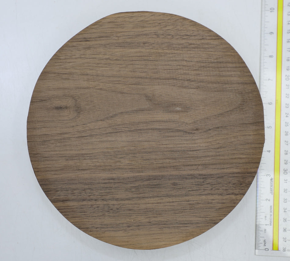 Walnut (Black) Round 9" diameter x 1.9" - Stock# 6-4285