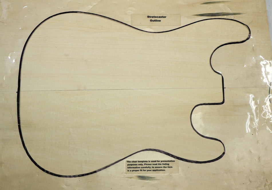 Basswood body blank, unglued 2pc, 1.75" thick (HIGH GRADE) - Stock# 6-4316