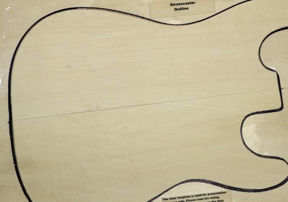 Basswood body blank, unglued 2pc, 1.75" thick (HIGH GRADE) - Stock# 6-4316