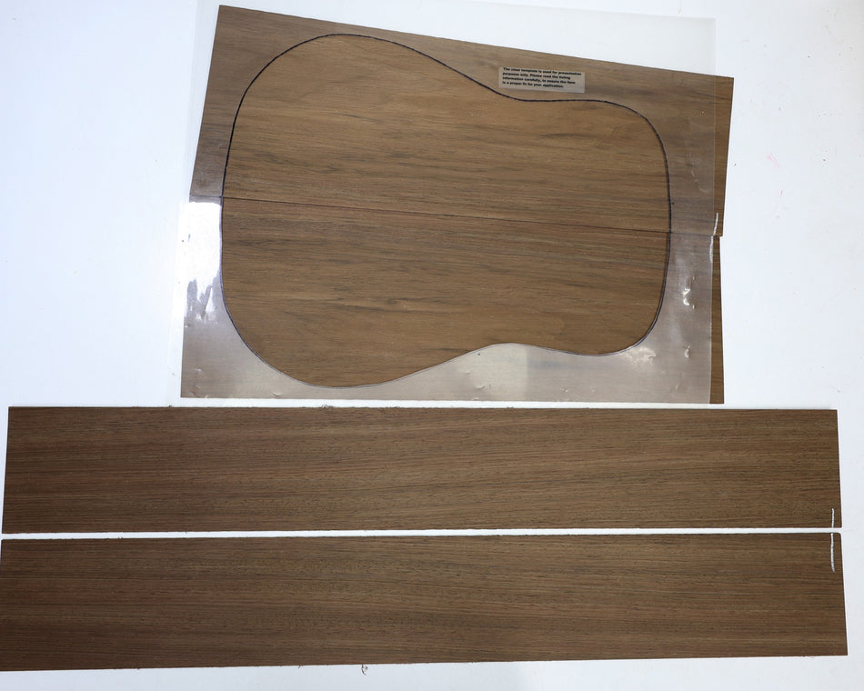 Back & Side set Walnut (Nogal), Dreadnought - Stock# 6-4457