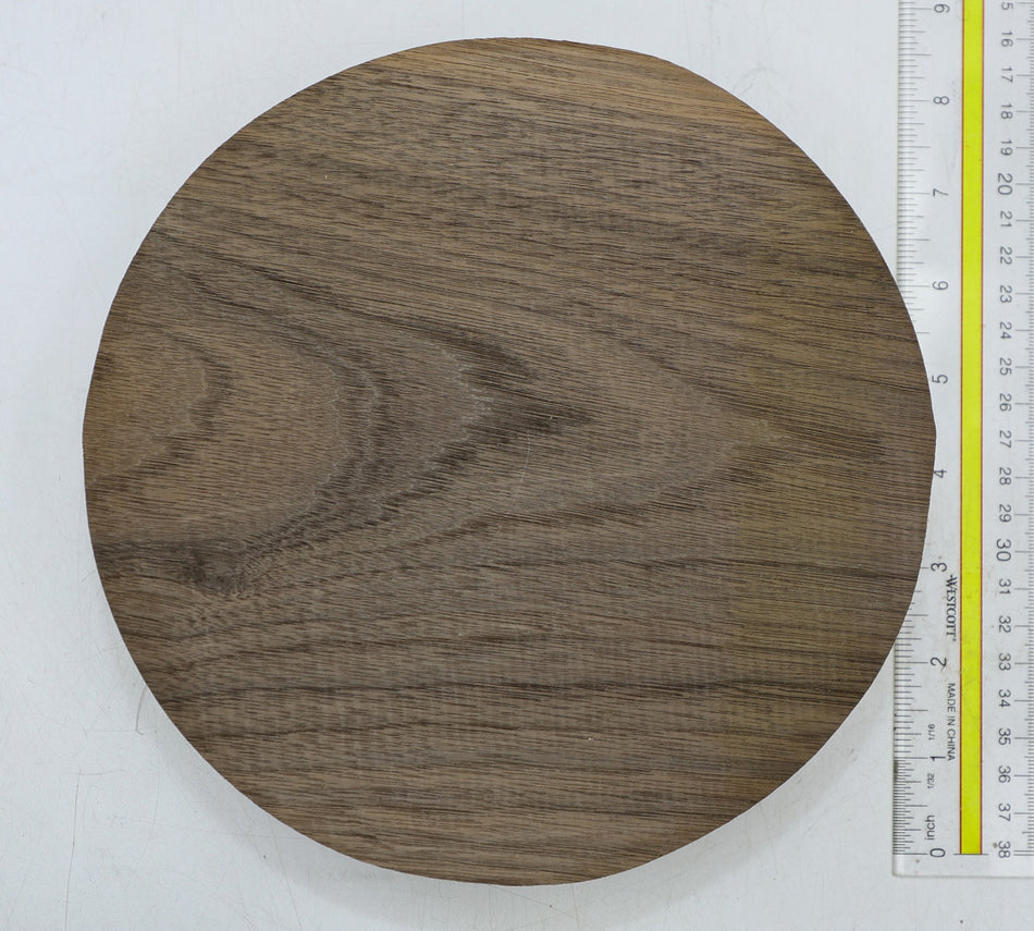 Walnut (Black) Round 8" diameter x 1.9" - Stock# 6-4460