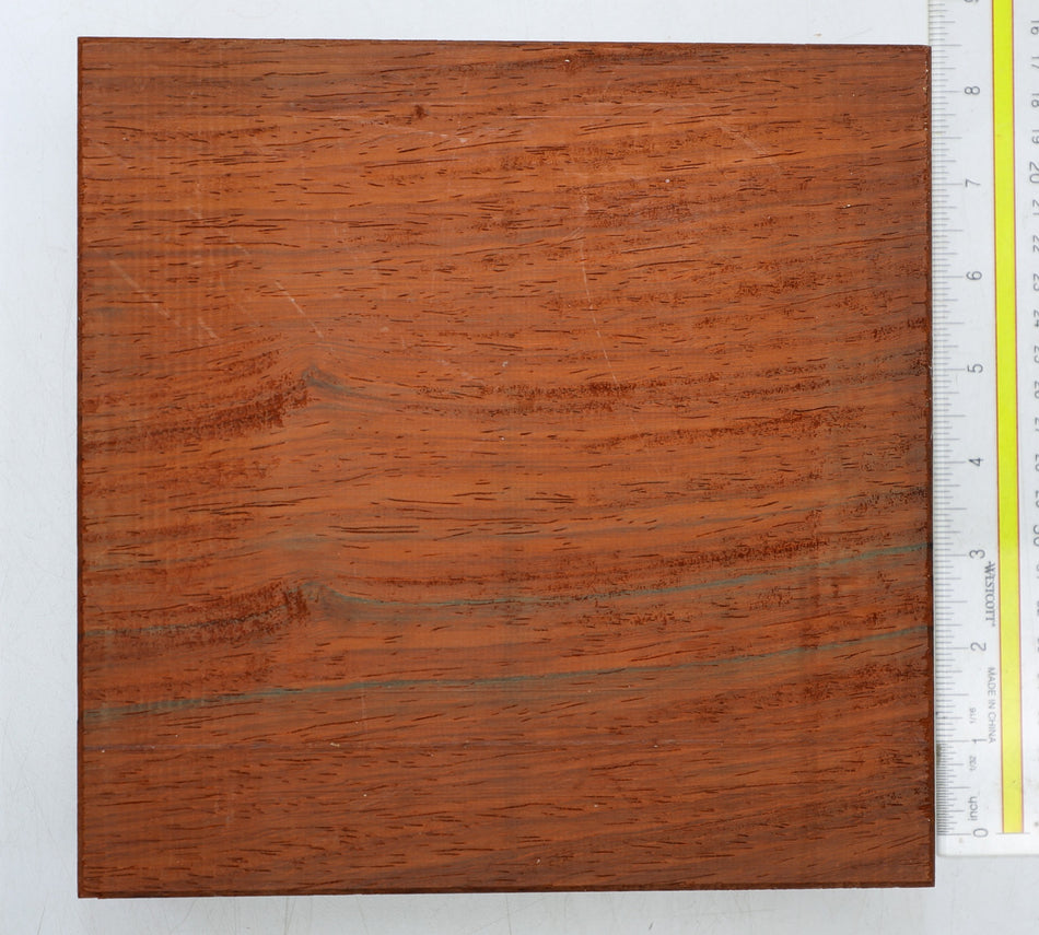 Padauk Square 8" x 8" x 2" - Stock# 6-4480