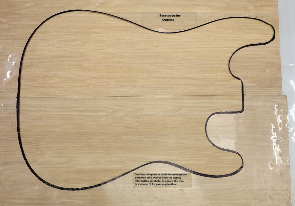 Hemlock Small Archtop Body blank, 1.82" thick - Stock# 6-4576