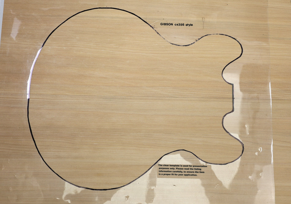 Hemlock Small Archtop Body blank, 1.82" thick - Stock# 6-4576