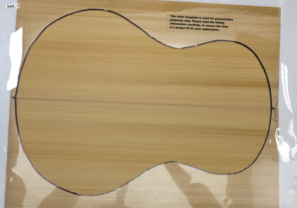 Red Cedar Ukulele / Flat Mandolin, 2 Sets, 0.14" thick (Standard) - Stock# 6-4686