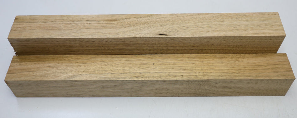 Walnut (Butternut) Spindle Squares, 2 pieces 2.3" x 2.3" x 19.7" - Stock# 6-5028