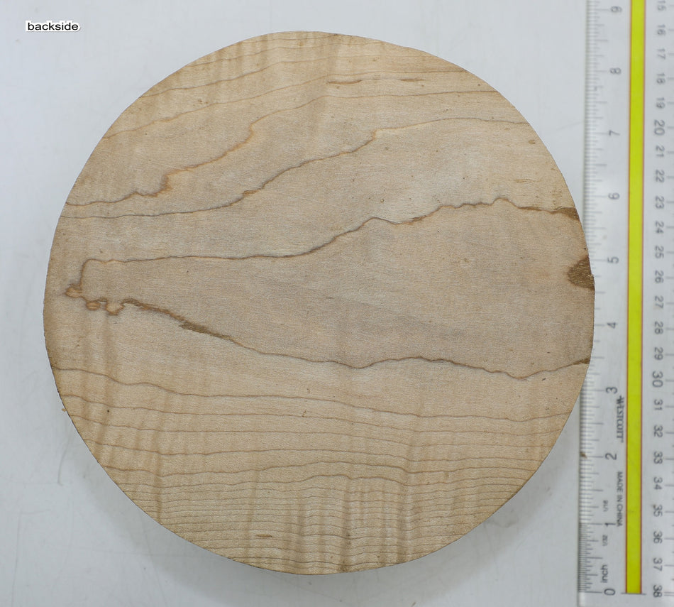 Red Maple Round 7" diameter x 2.15" - Stock# 6-5029