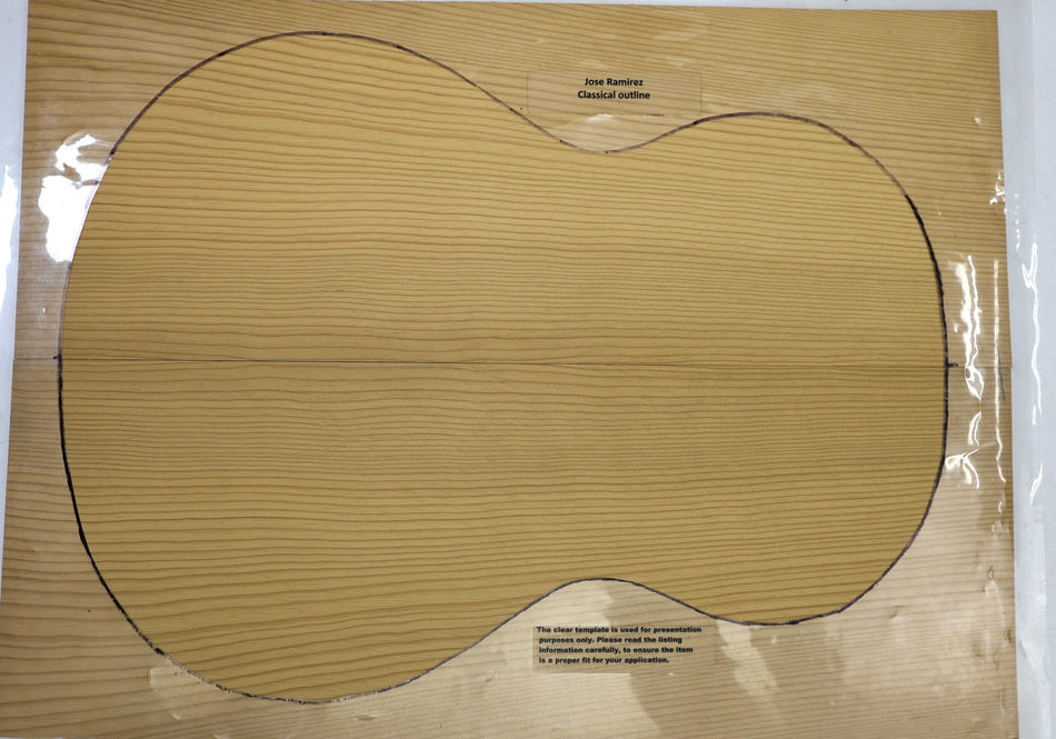Torrefied Red Spruce Classical Guitar Set, 0.16" thick (Standard 3★) - Stock# 6-6082