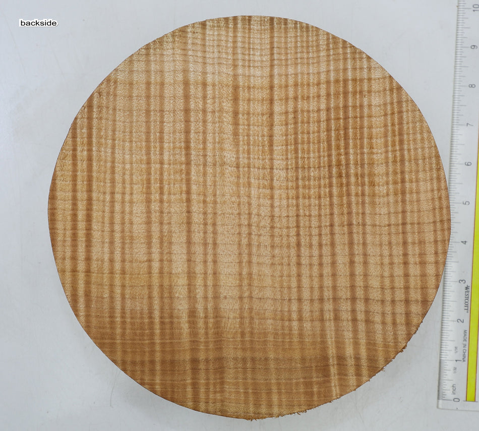 Maple Flame Round 9" diameter x 2.5" (HIGH FIGURE) - Stock# 6-5314