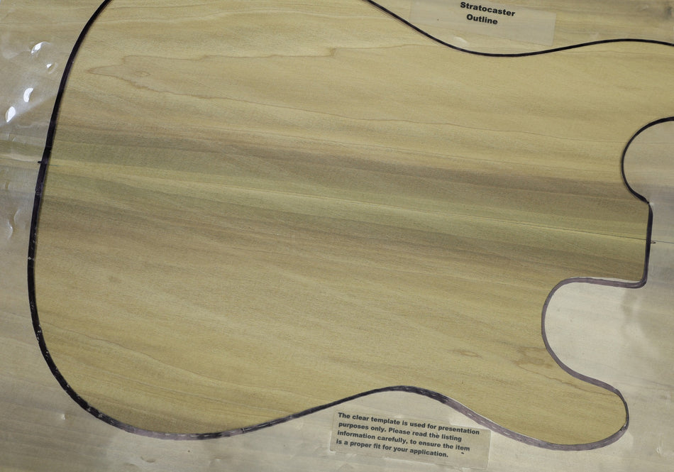 Magnolia body blank, unglued 2pc, 1.76" thick (HIGH GRADE) - Stock# 6-5362