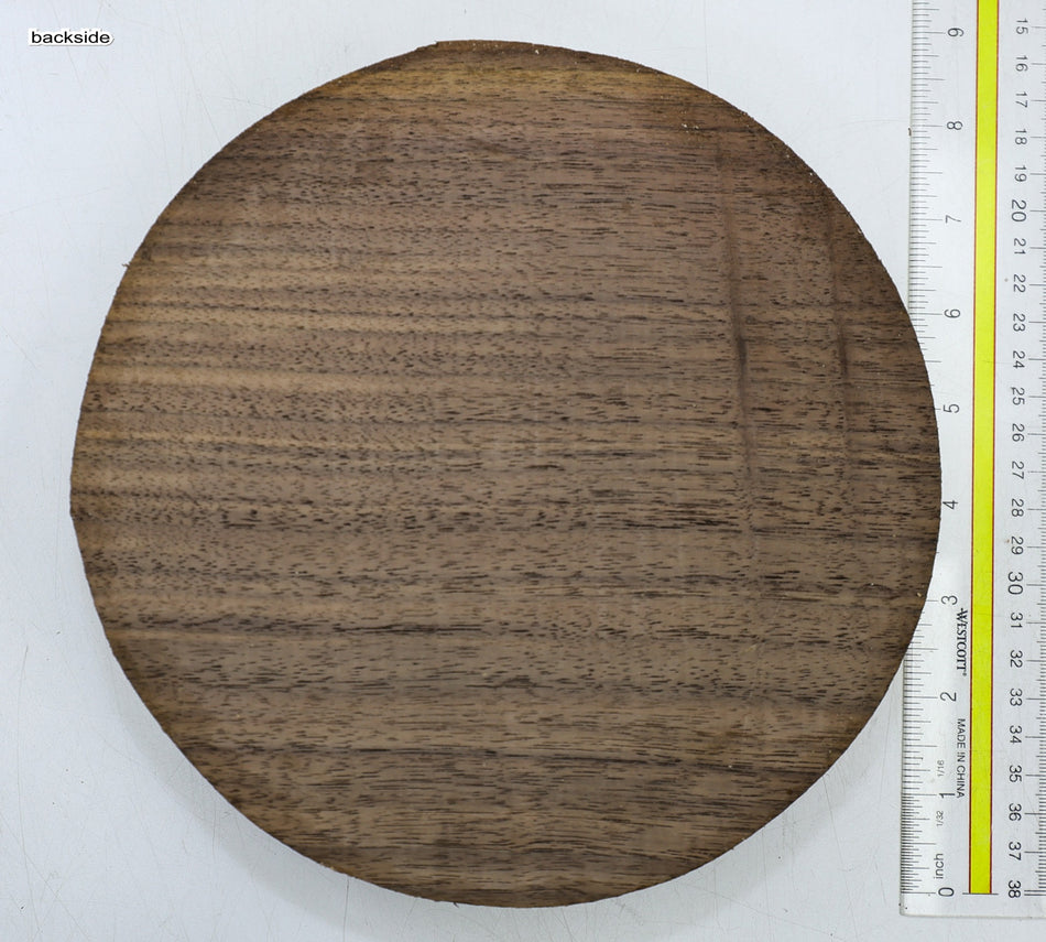 Walnut (Black) Round 8" diameter x 2" - Stock# 6-5363