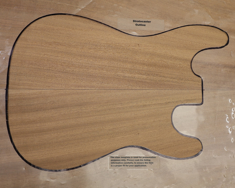 Sapele Archtop Guitar set, 0.75" thick - Stock# 6-5421