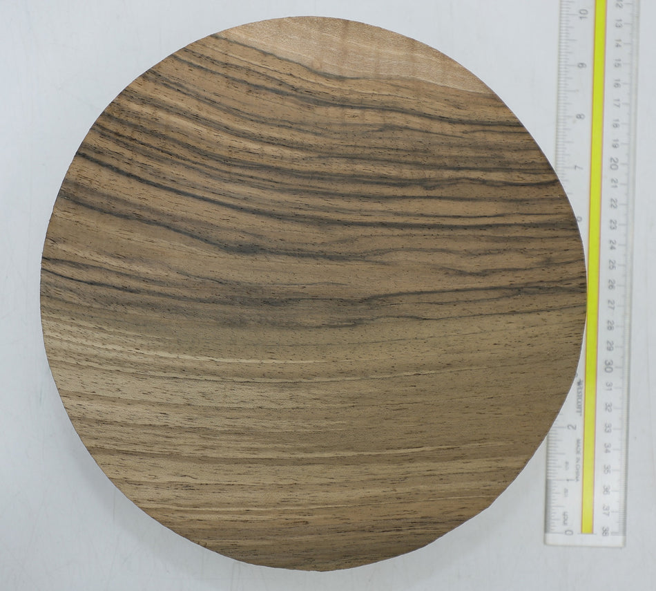 Walnut (English) Round 9" diameter x 2.3" - Stock# 6-5440