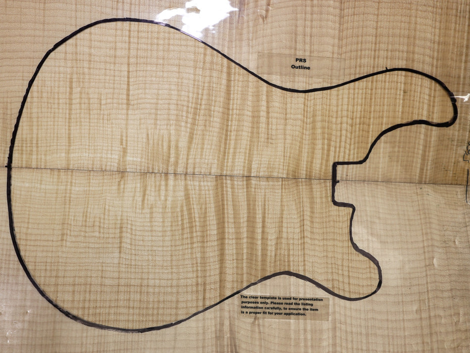 Maple Flame Archtop Guitar set, 1" thick (+GREAT FIGURE +3★) - Stock# 6-5454